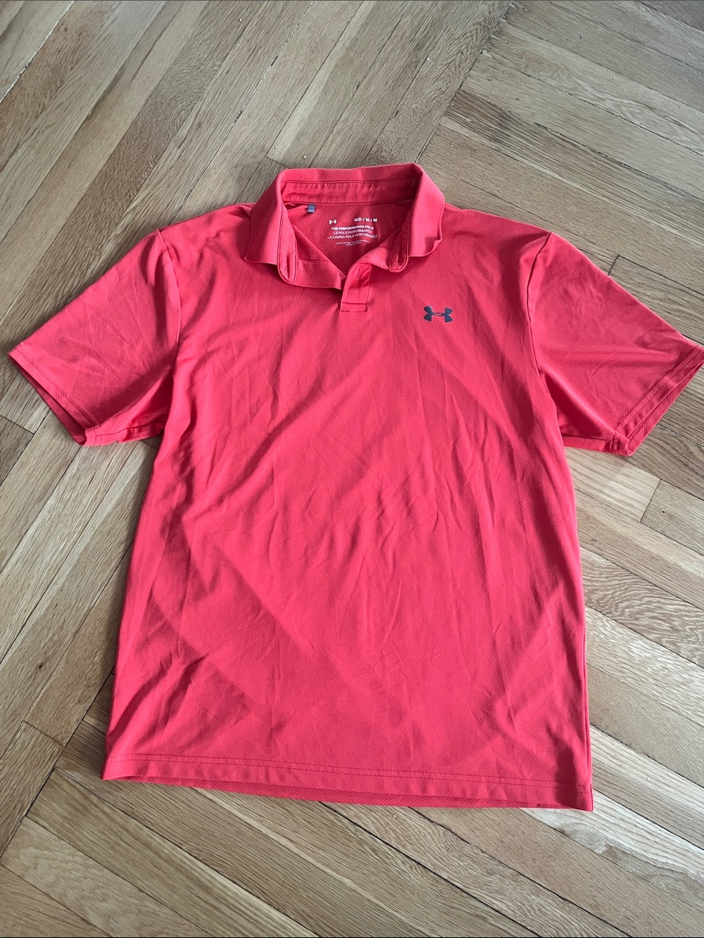 Under Armour Men's Coral/Red Performance Polo